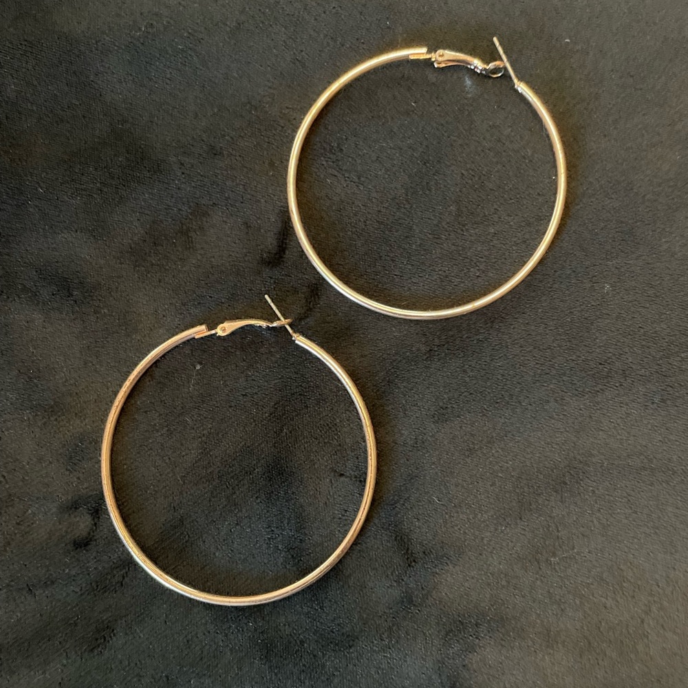 Large Gold Hoops
